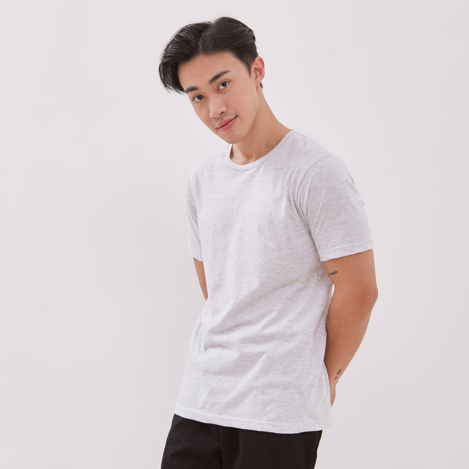 Jual FREE POLKA COMFORT KOZE Misty Comfort Grey T Shirt Kaos