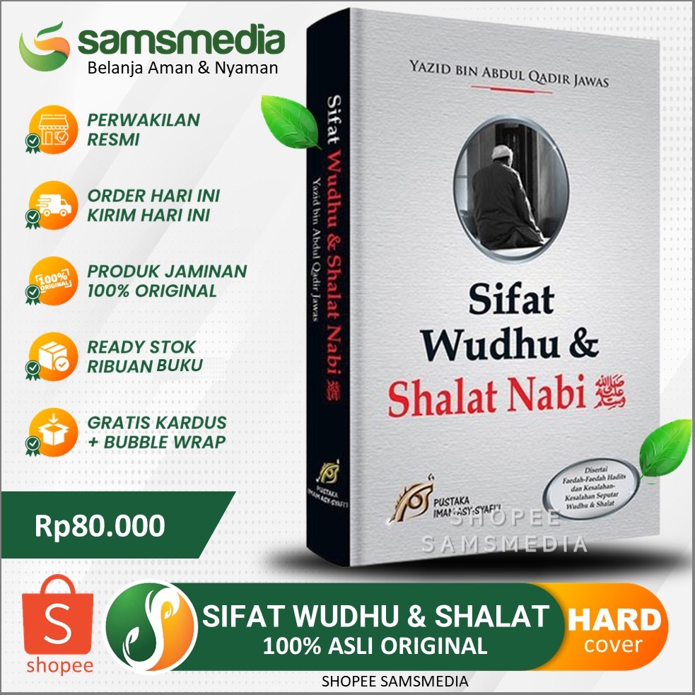 Jual Sifat Wudhu Dan Shalat Nabi Pustaka Imam Syafii Ustadz Yazid Bin