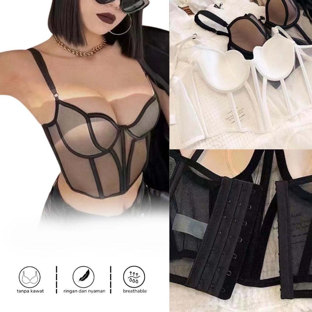 Jual Bustier Top Sexy Lingerie Bustier Top Sexy Corset Bra Wanita