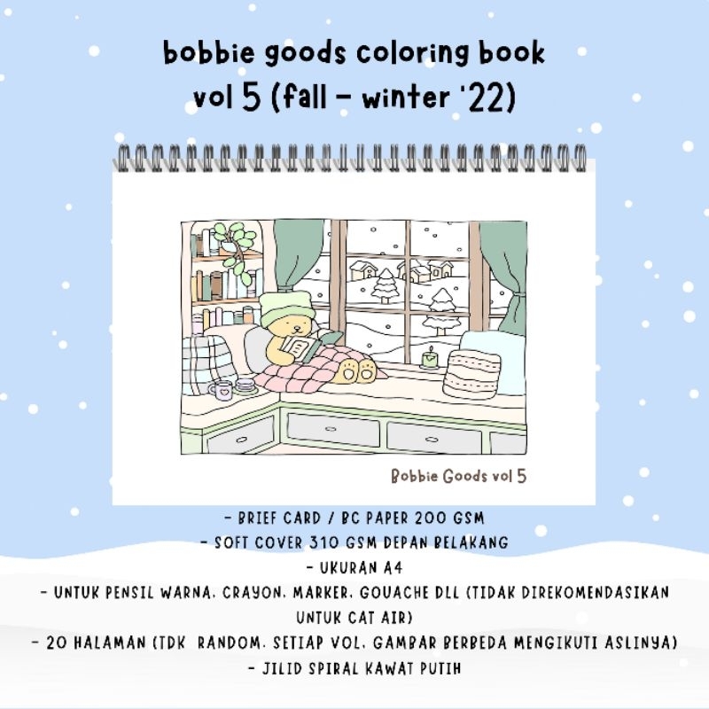 Jual Bobbie Goods Coloring Book Vol Fall Winter Halaman Buku