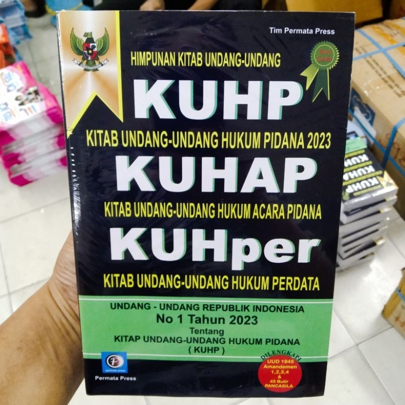 Jual Kitab Kuhp Kuhap Kuhper Kitab Undang Undang Hukum Pidana Dan