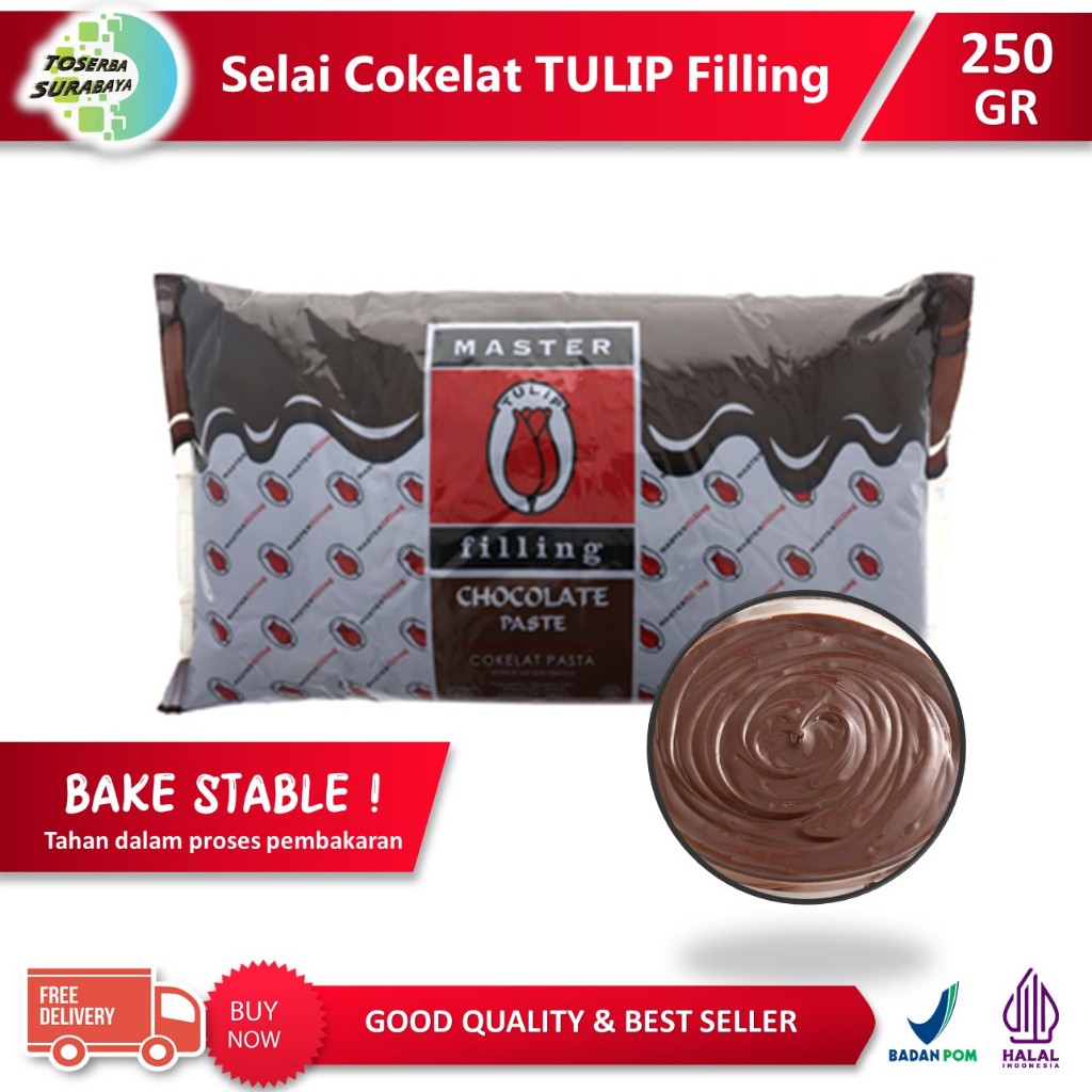 Jual Tulip Coklat Filling Selai Cokelat Isian Gr Shopee Indonesia