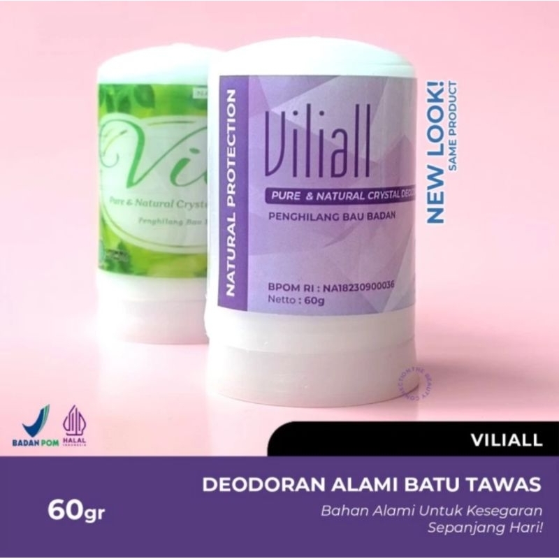 Jual Vili VILIALL BPOM HALAL Batu Deodorant Batu Tawas Stick Roll On