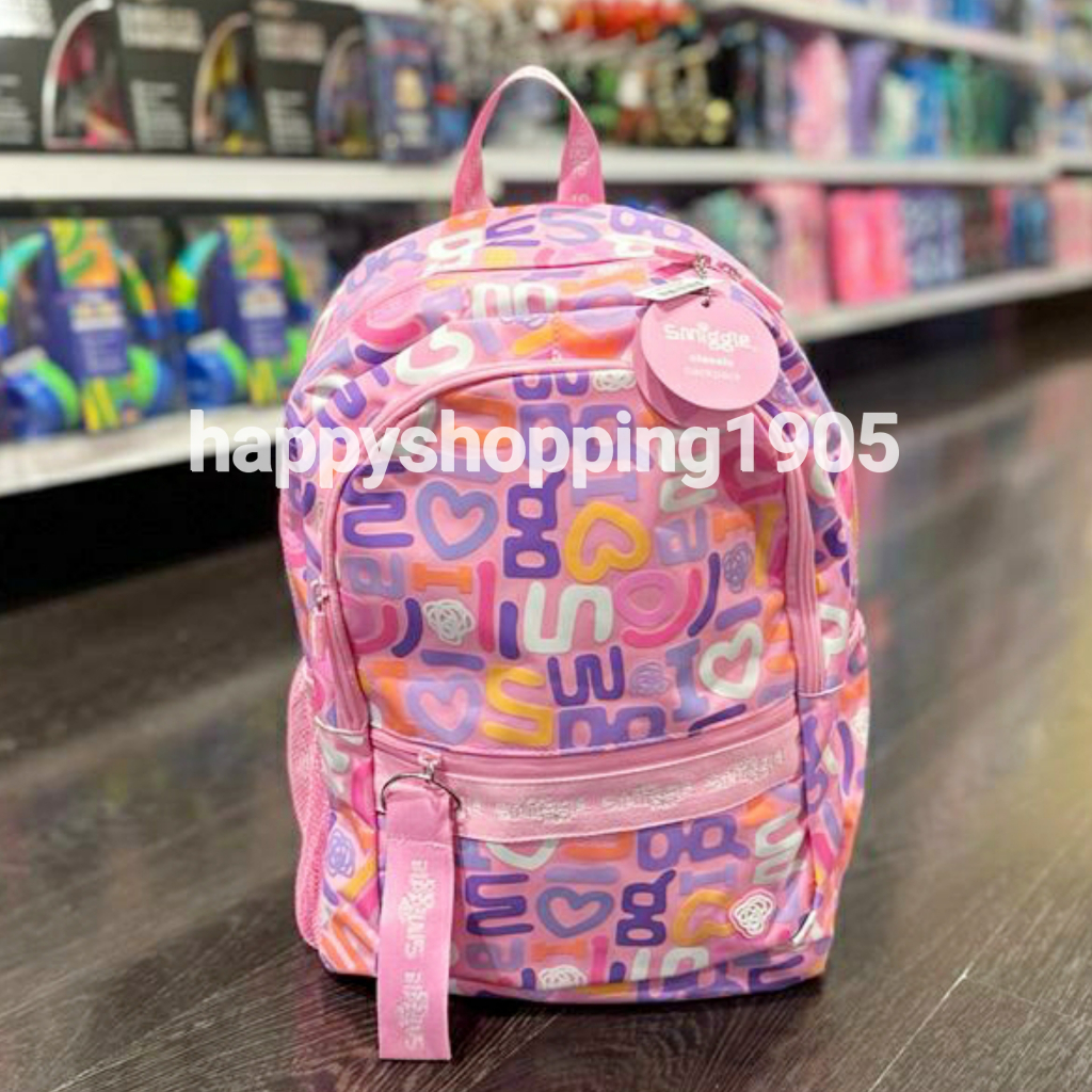 Jual Smiggle Smiggler Iii Classic Backpack Pink Tas Ransel Smiggle