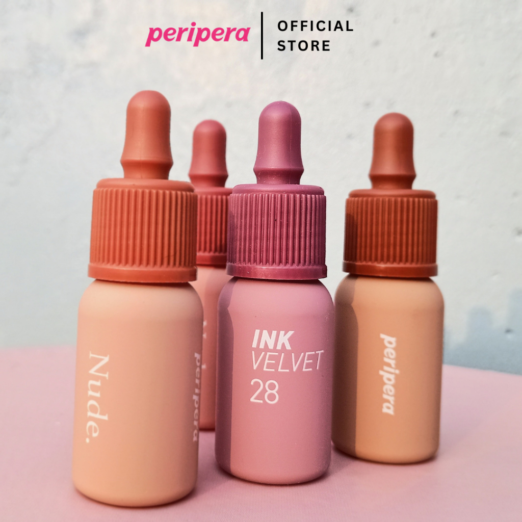 Jual PERIPERA INK VELVET 28 MAUVEFUL NUDE NUDE BREW EDITION LIPTINT