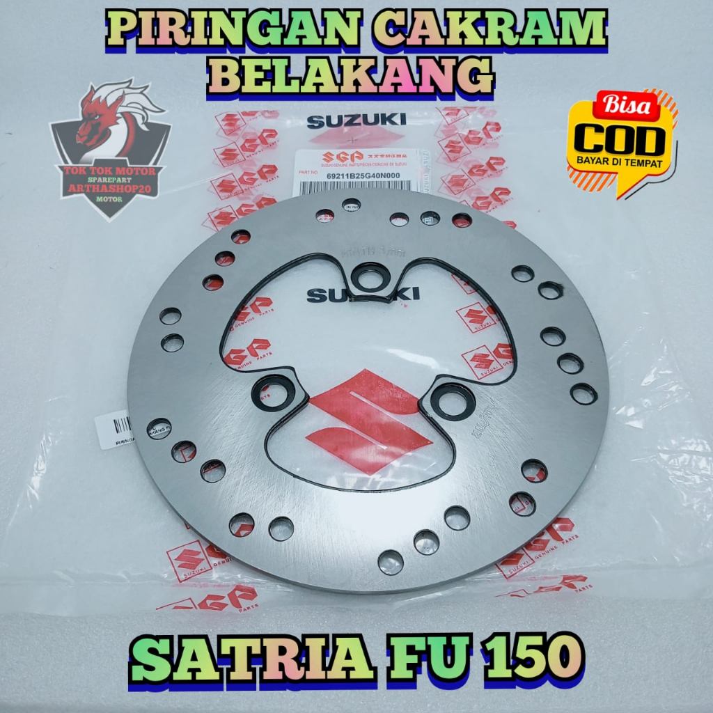 Jual Piringan Cakram Belakang Suzuki Satria Fu Lama Kualitas Asli