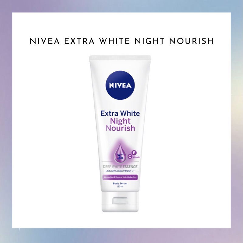 Jual Nivea Body Care Body Serum Extra White Night Nourish Ml