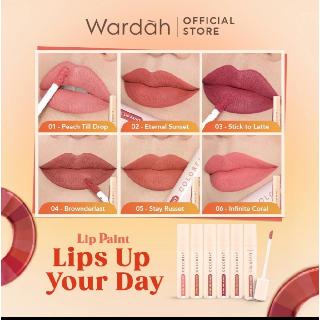 Jual Wardah Colorfit Last All Day Lip Paint Shopee Indonesia