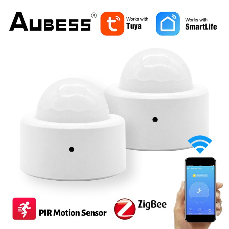 Jual Tuya ZigBee Smart PIR Motion Sensor Human Body Infrared Detector