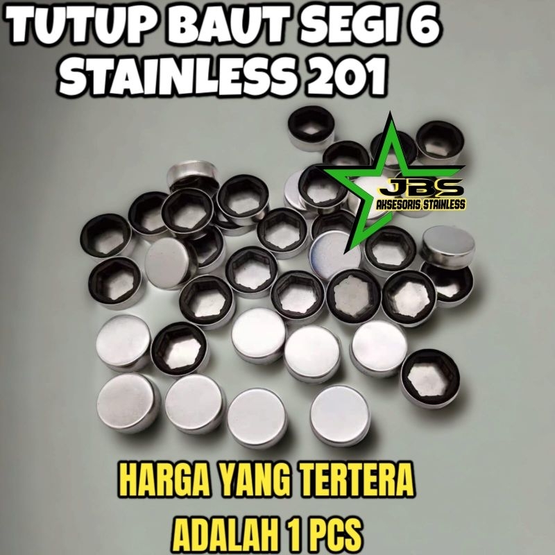 Jual TUTUP BAUT STAINLESS 201 COVER TUTUP BAUT DYNABOLT PENUTUP