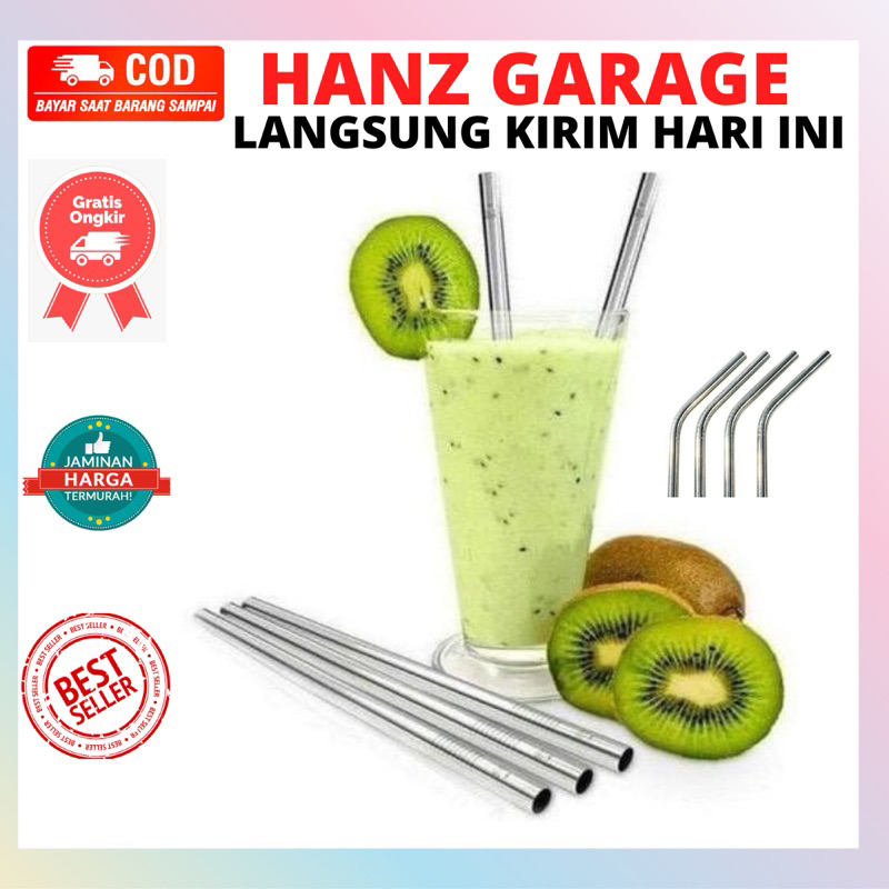 Jual SEDOTAN STAINLESS LURUS 21 5CM SEDOTAN MINUM BENGKOK SIKAT