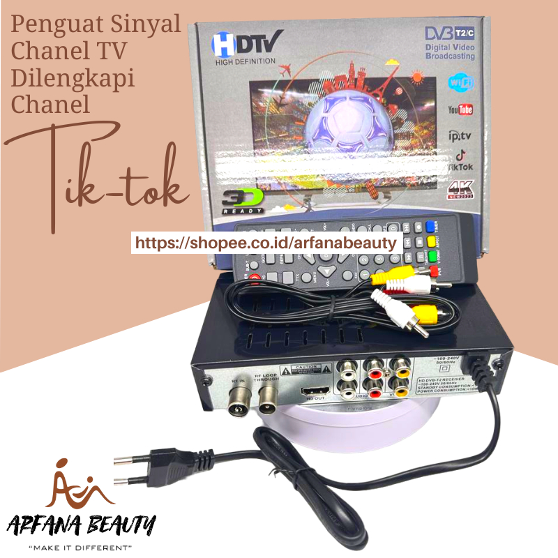 Jual Set Top Box Tv Digital Tabung Antena Televisi Penguat Sinyal