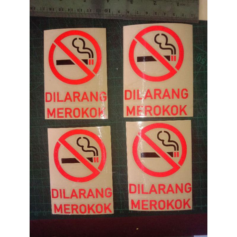 Jual Stiker Dilarang Merokok Cutting Sticker Dinding Shopee Indonesia