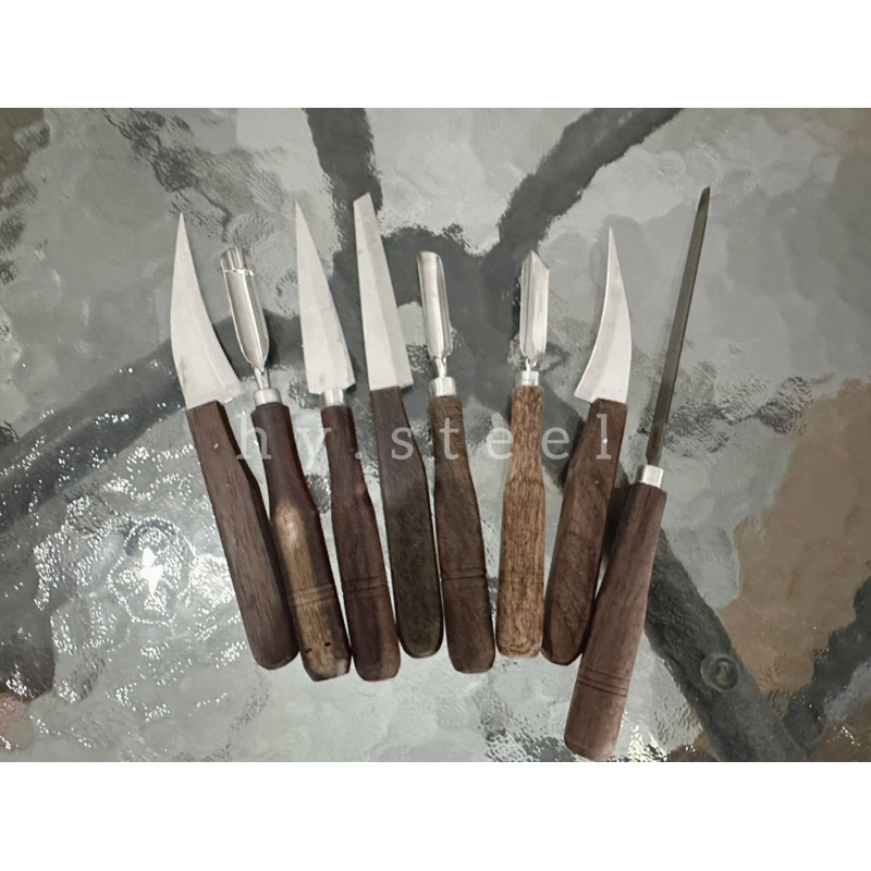 Jual Satu Set Pisau Garnish Pisau Ukir Buah Pisau Carving Isi Isi