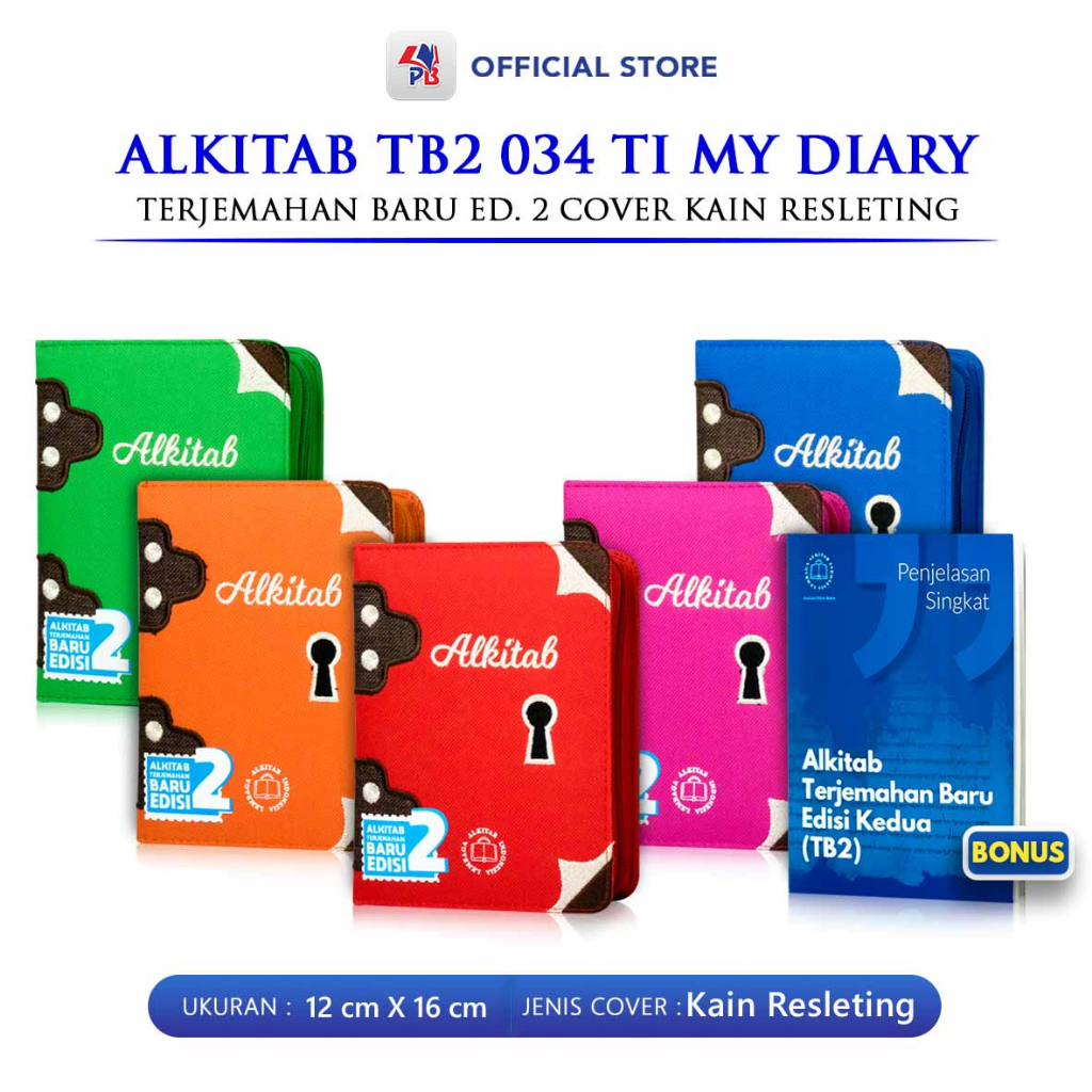 Jual Alkitab Kristen Terjemahan Baru Tb Ti My Diary Cover Kain