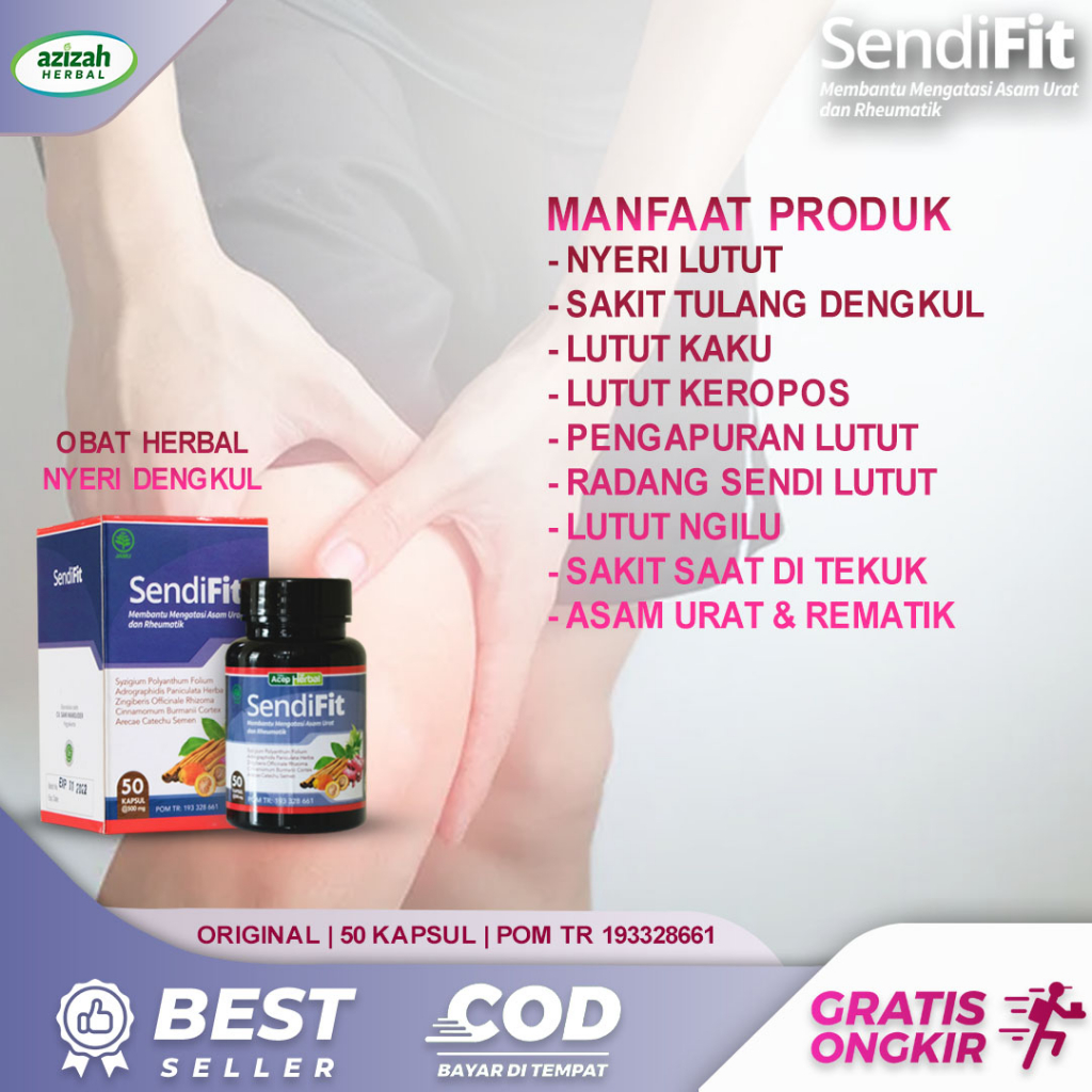 Jual Obat Pelumas Sendi Lutut Kaku Sakit Cedera Bengkak Kopong Keropos