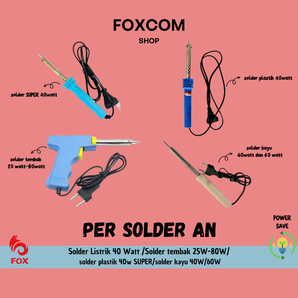 Jual Solder Listrik Tembak Soldering Iron Solder Plastik 40W TEMBAK 25