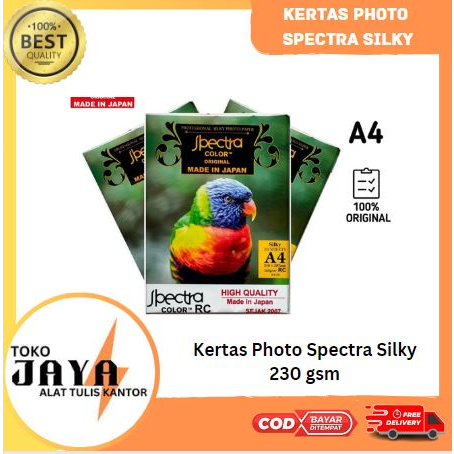 Jual Spectra Kertas Photo Silky 210 Gram 230 Gram Kertas Cetak Photo