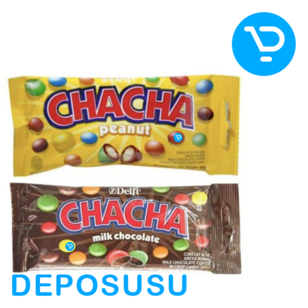 Jual Cha Cha Delfi Milk Chocolate Peanut Shopee Indonesia