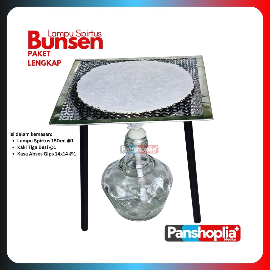 Jual Paket Perapian Paket Pemanas Laboratorium L Bunsen Lampu