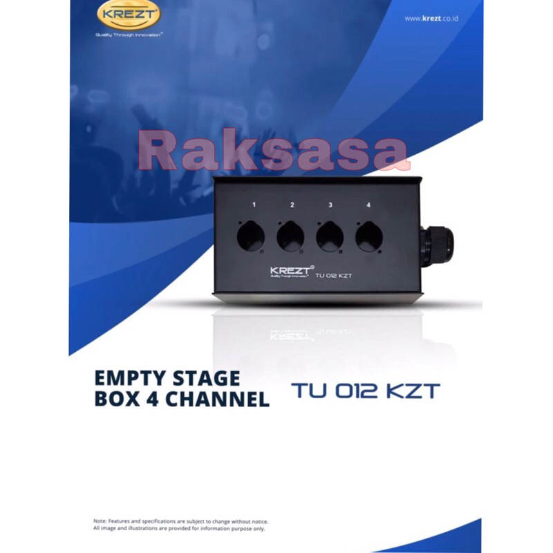 Jual Stage Box Krezt Tu C Kzt Junction Box Audio Channel