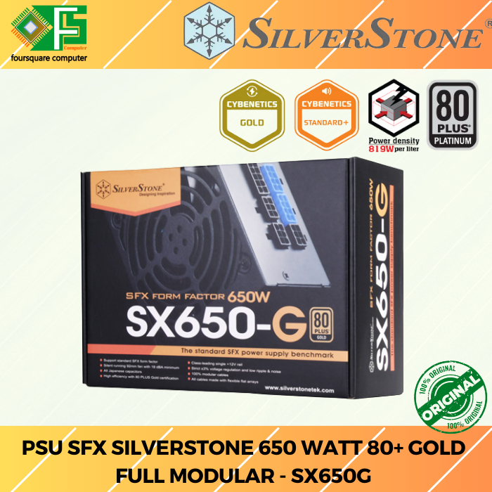 Jual Psu Sfx Silverstone Watt Gold Full Modular Sx G