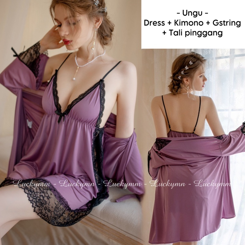 Jual Luckymm Lingerie Sexy Kimono In Baju Tidur Lingerie Sexy Wanita