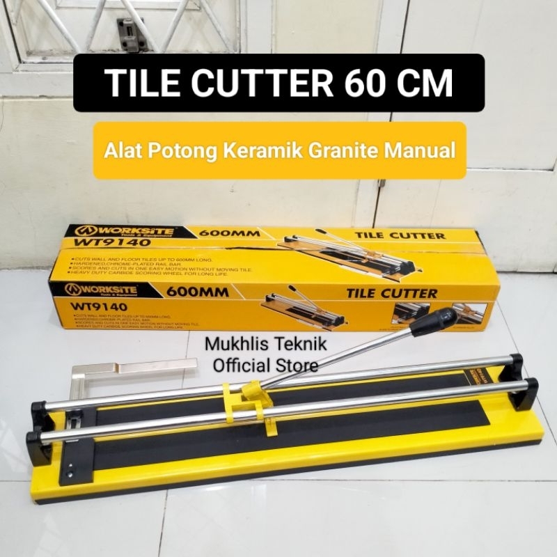 Jual Tile Cutter Cm Worksite Double Rail Alat Potong Keramik Granite