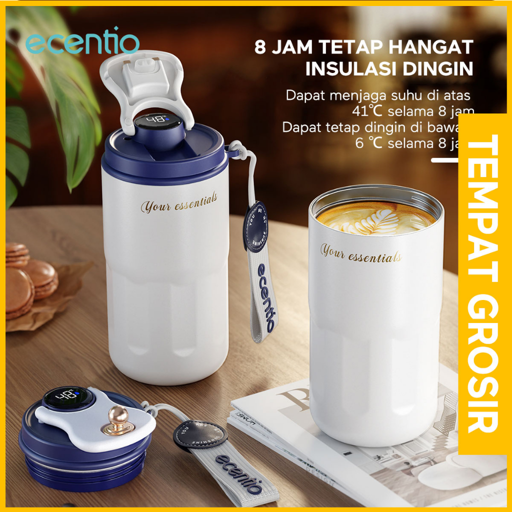 Jual Ecentio Tumbler Stainless 316 Tumbler Aesthetic Ukuran 420ml