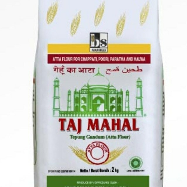 Jual Tepung Gandum Taj Mahal Bogasari Wheat Flour Atta Flour Kg