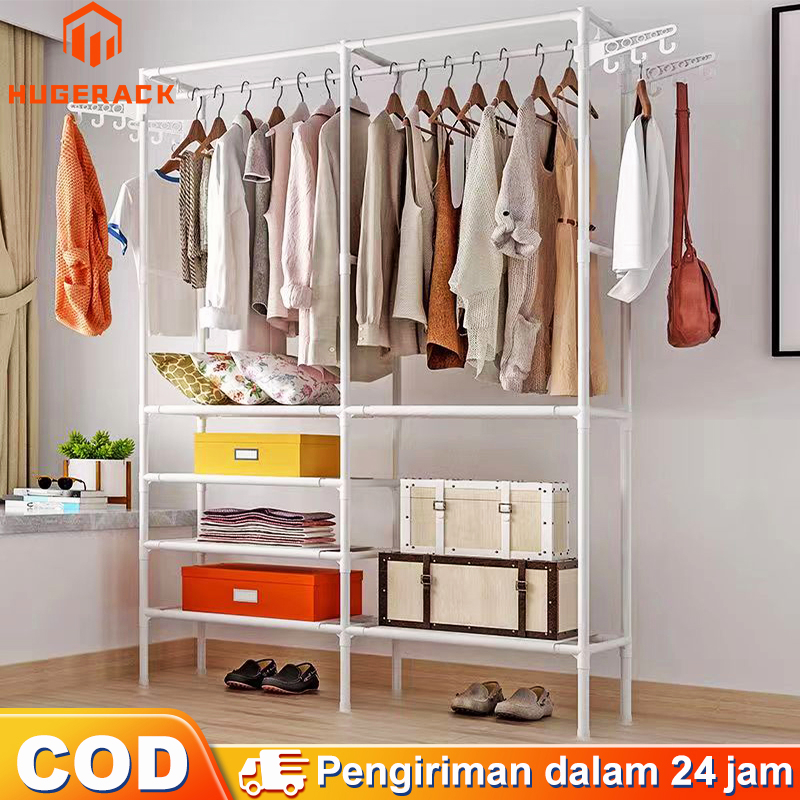 Jual Lemari Pakaian Lemari Portable Serbaguna Lemari Baju Jumbo Rak