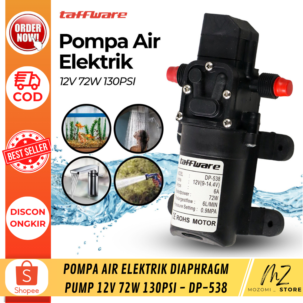 Jual Pompa Air Elektrik Diaphragm Pump V W Psi Dinamo Pompa