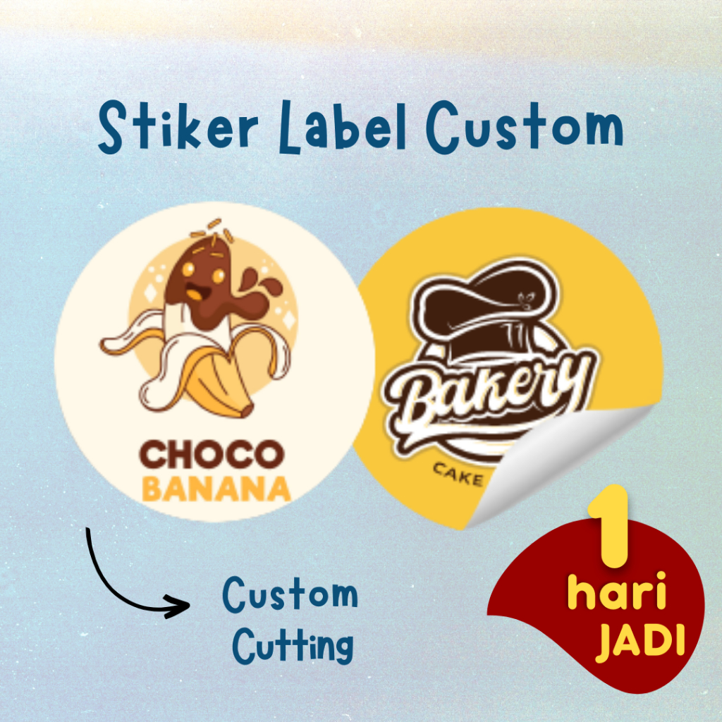 Jual Cetak Stiker Label Cromo A Custom Stiker Label Kemasan Cutting