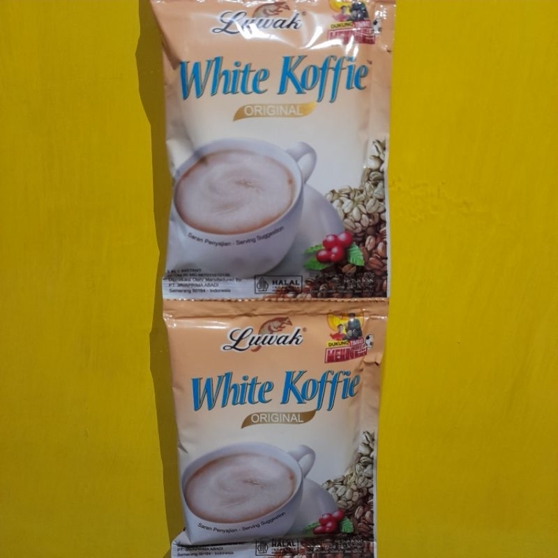 Jual LUWAK WHITE COFFEE 20 Gram SACHET KOPI LUWAK WHITE KOPI