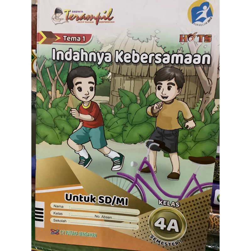 Jual LKS SD KELAS 4 SEMESTER 1 TEMA 1 INDAHNYA KEBERSAMAAN K13 Shopee