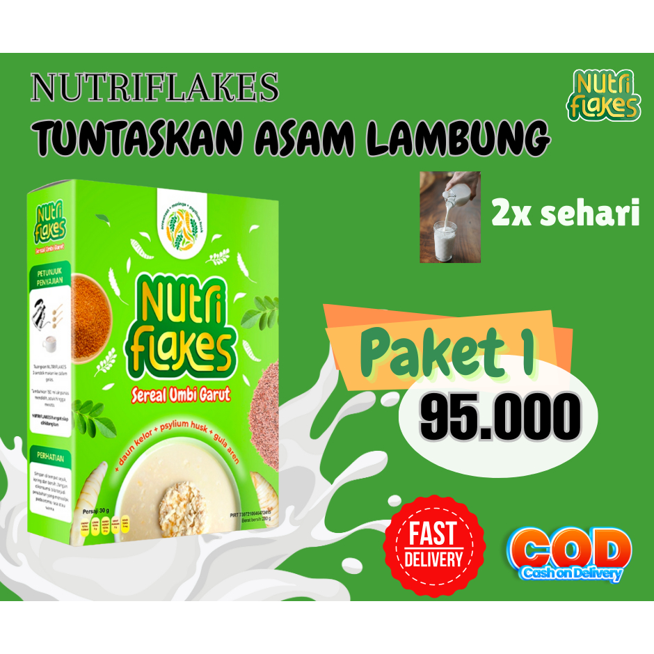 Jual Nutriflakes Solusi Pertama Atasi Asam Lambung Naik Shopee