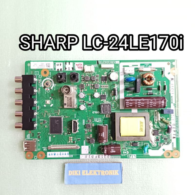 Jual MAINBOARD TV SHARP LC 24LE170i MAINBOARD MOBO MOTHERBOARD MB