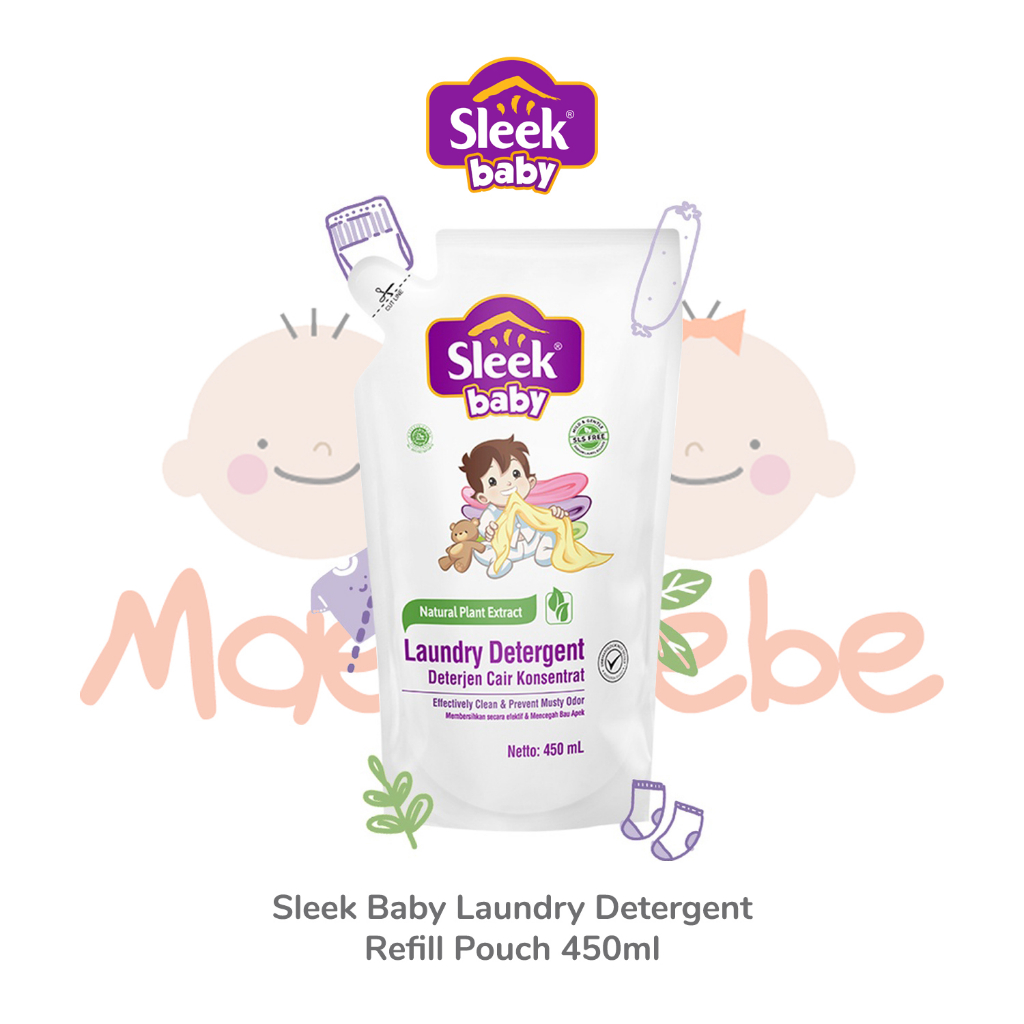 Jual Sleek Baby Laundry Detergent Refill Pouch Ml Shopee Indonesia