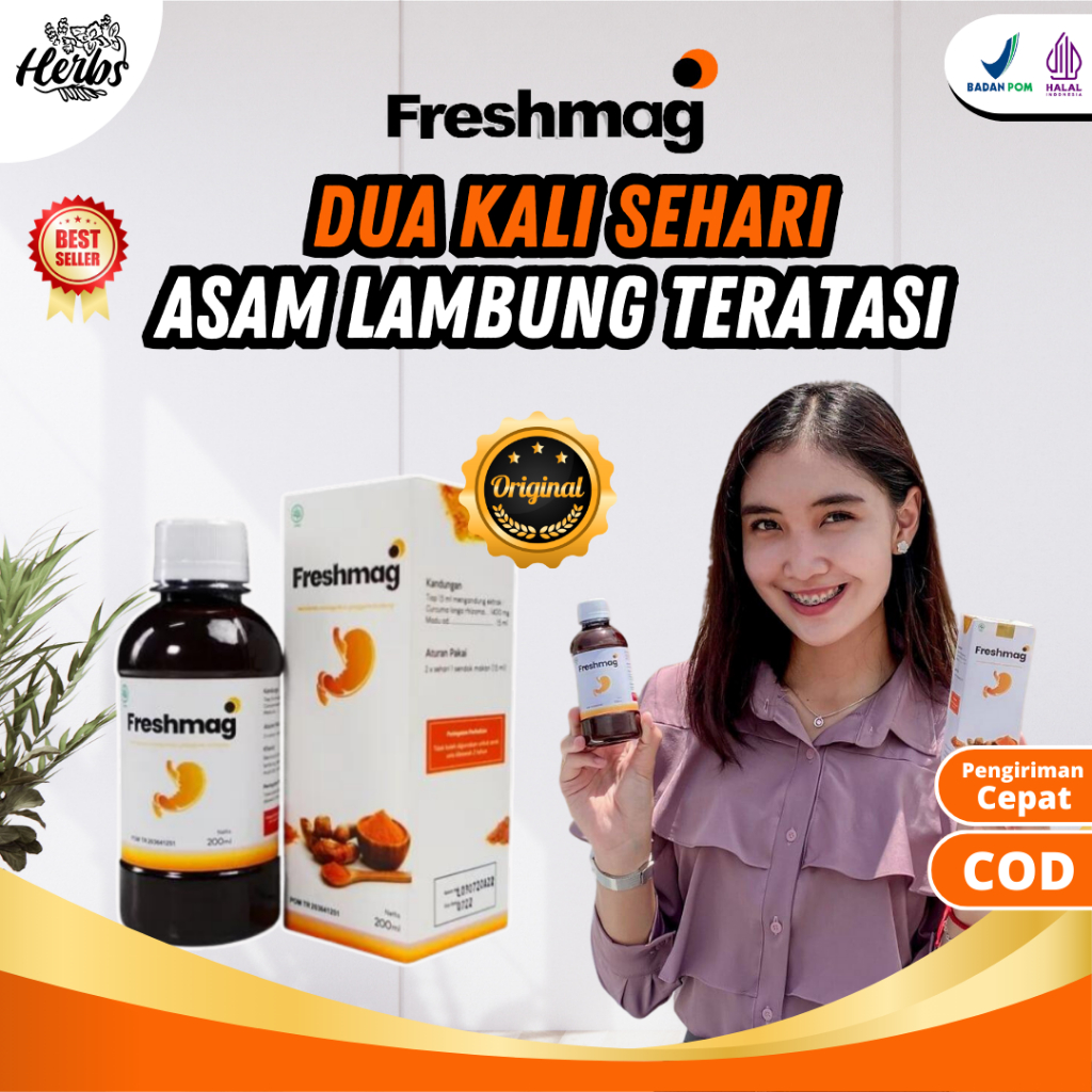 Jual FRESHMAG Original 100 Madu Herbal Obati Maag Dan Gerd Penambah