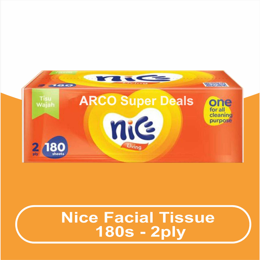 Jual Nice Facial Tissue 180 Sheets 2 Ply Shopee Indonesia