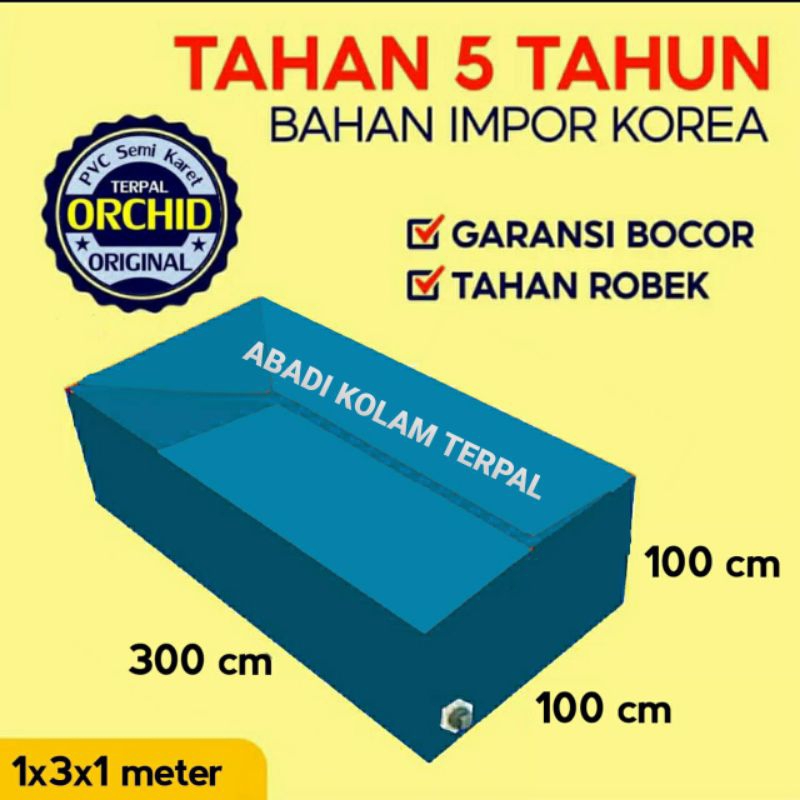 Jual Terpal Kolam Ikan Kotak Ukuran X X X X X X Bahan