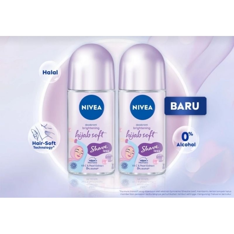 Jual Nivea Deodorant Brightening Hijab Soft 50ml Shopee Indonesia