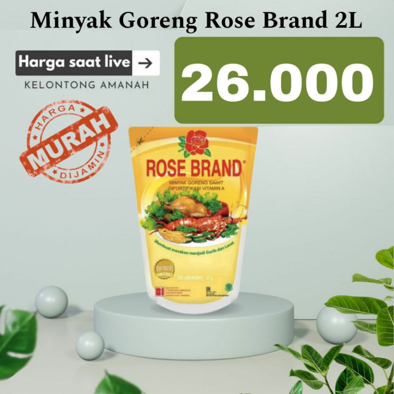 Jual Minyak Goreng Rose Brand Kemasan Liter Shopee Indonesia