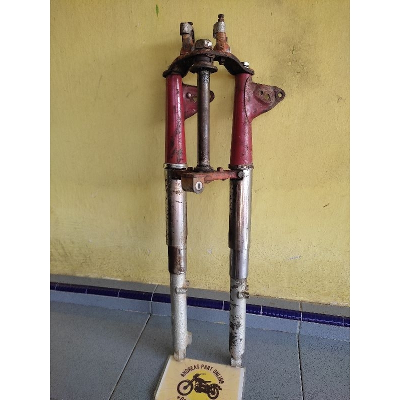 Jual Sok Shock Depan Jialing Kancil Set Kupingan Lampu Original Bekas