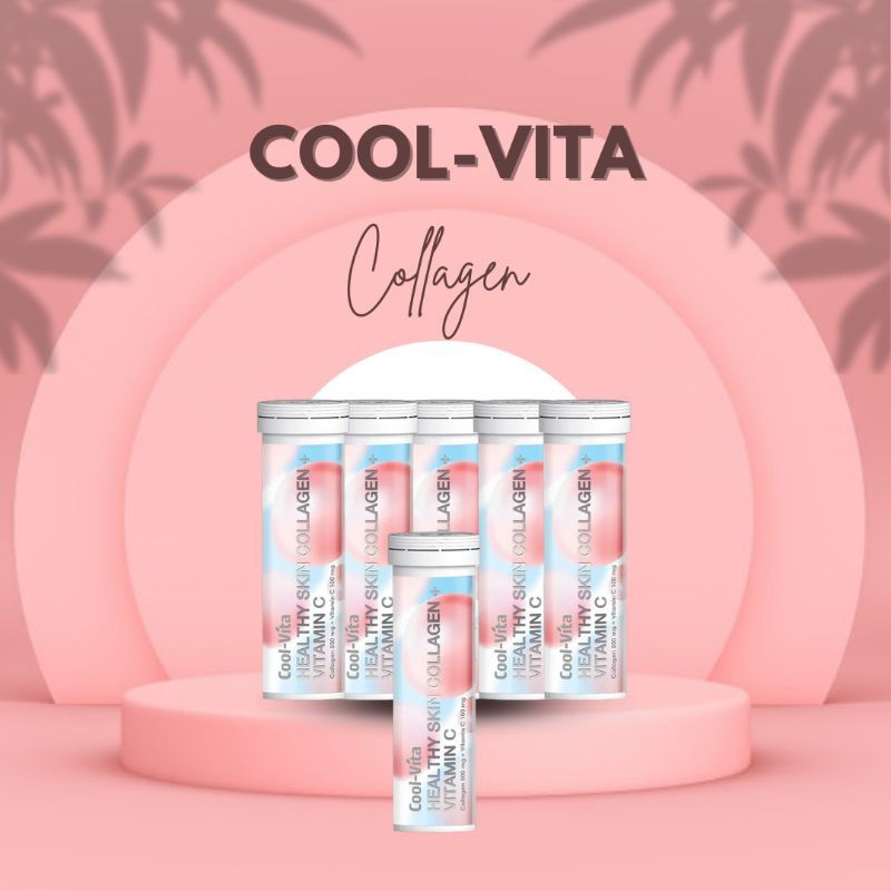 Jual PROMO COOL VITA COLLAGEN 6 TUBE ISI 10 TABLET Shopee Indonesia