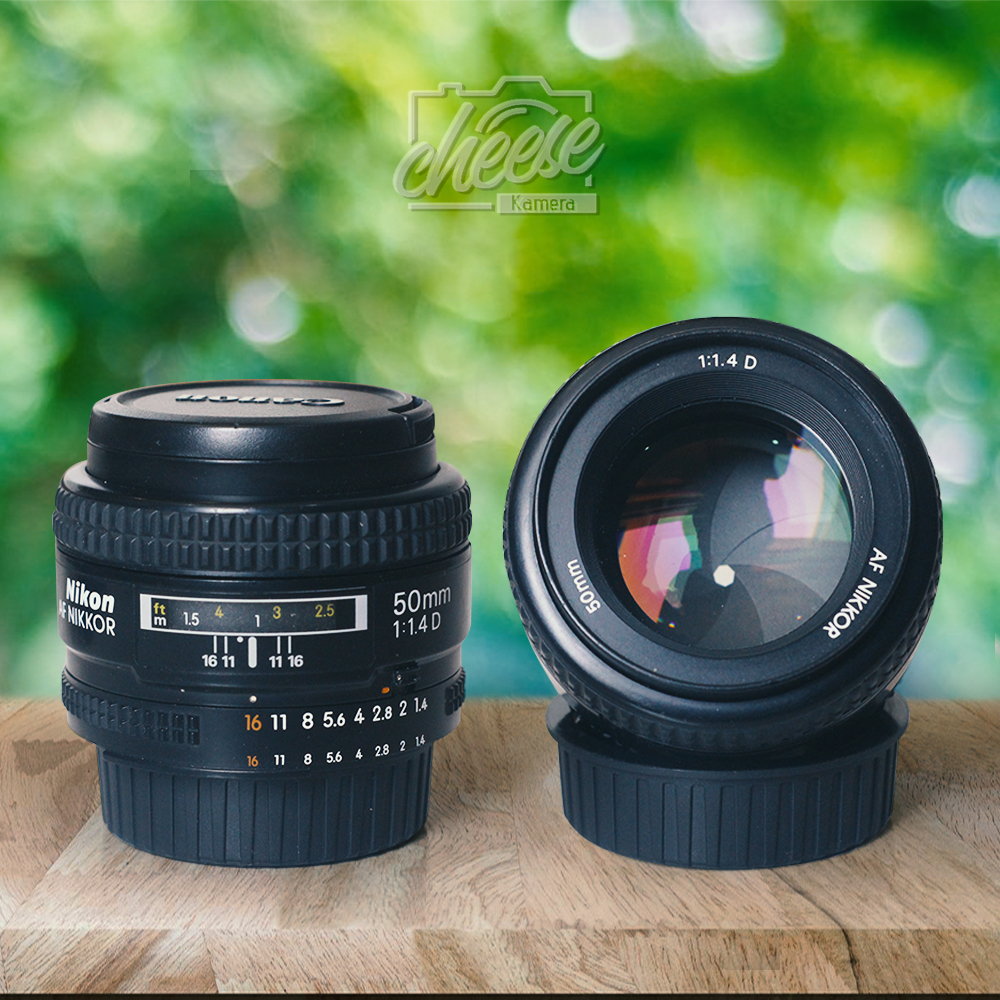 Jual LENSA FIX NIKON 50MM F1 4 AFD SUPER BOKEH MULUS Shopee Indonesia