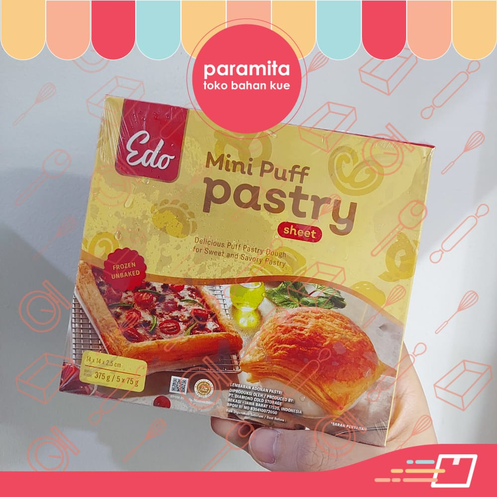 Jual Edo Mini Puff Pastry 375 Gr Shopee Indonesia