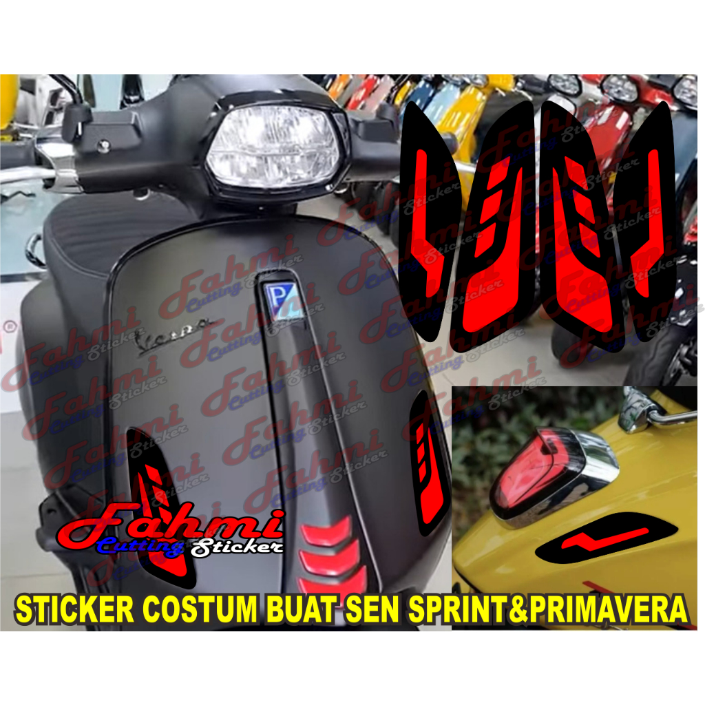 Jual Sticker Sen Vespa Sprint Primavera Shopee Indonesia