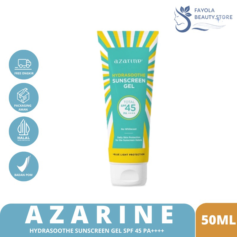 Jual Azarine Hydrasoothe Sunscreen Gel Spf Pa X Lee Minho