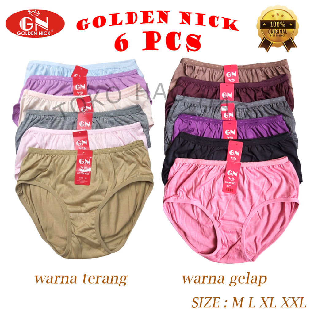 Jual Isi Pcs Pcs Cd Golden Nick Celana Dalam Wanita